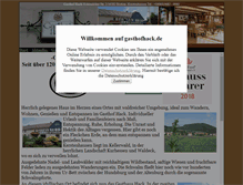 Tablet Screenshot of gasthofhack.de